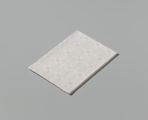 Linen napkin with pelican pattern