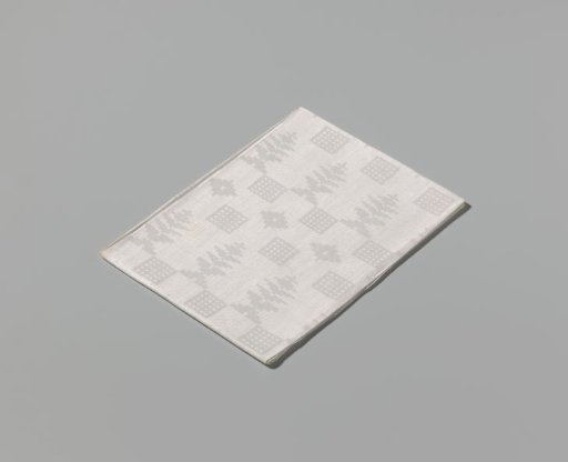 Linen napkin with pelican pattern