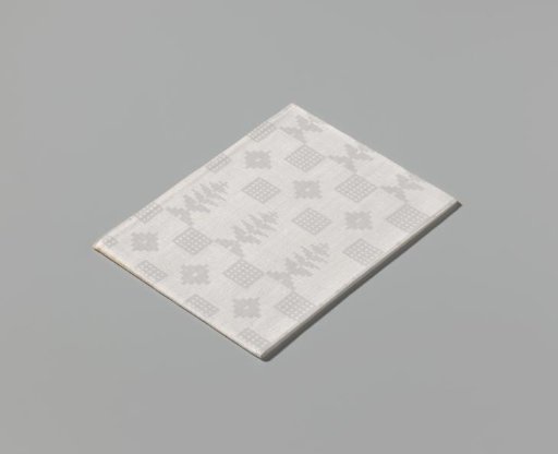 Linen napkin with pelican pattern