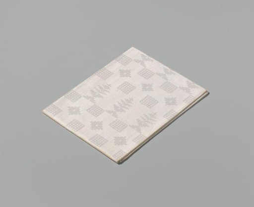 Linen tablecloth with pelican pattern