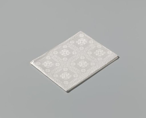 Linen napkin with pelican pattern