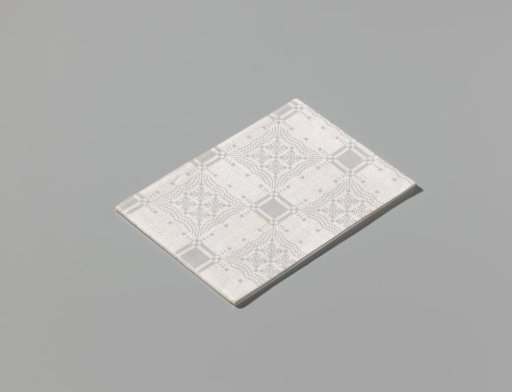 Linen napkin with pelican pattern