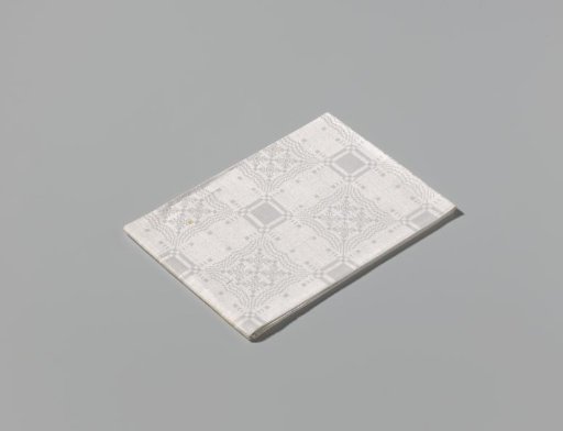 Linen napkin with pelican pattern