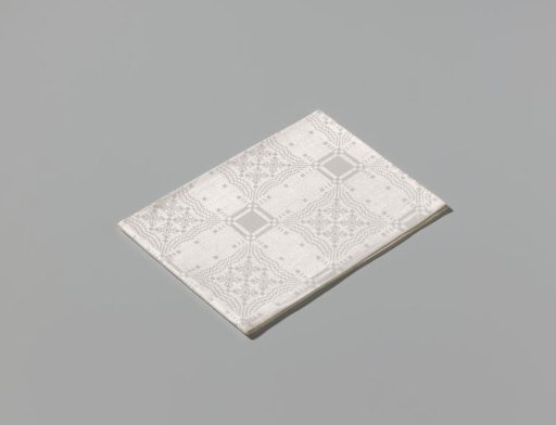 Linen napkin with pelican pattern