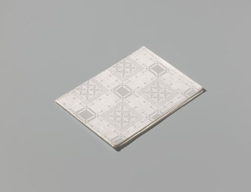 Linen napkin with pelican pattern