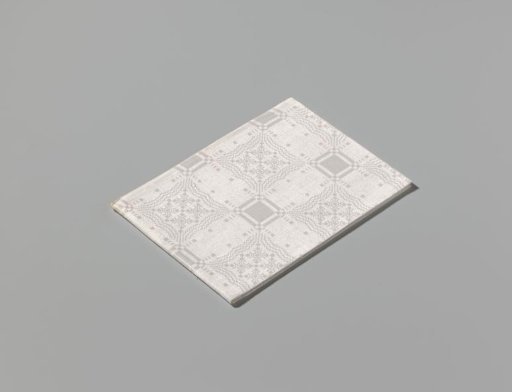 Linen napkin with pelican pattern