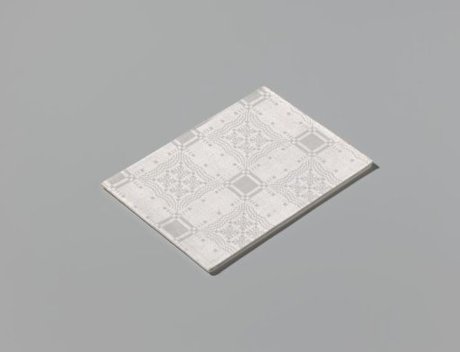 Linen napkin with pelican pattern