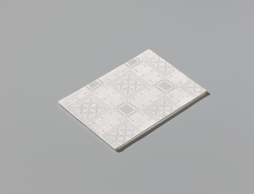 Linen napkin with pelican pattern