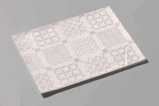 Linen napkin with a skin pattern