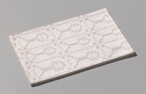 Linen napkin with pelican pattern