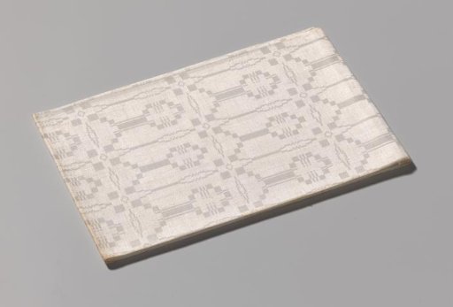 Linen napkin with pelican pattern