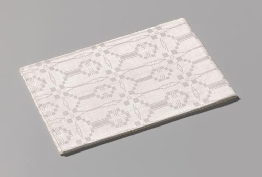 Linen napkin with pelican pattern