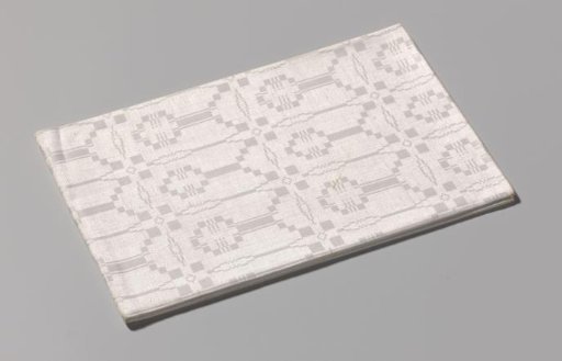 Linen napkin with a pattern of skins