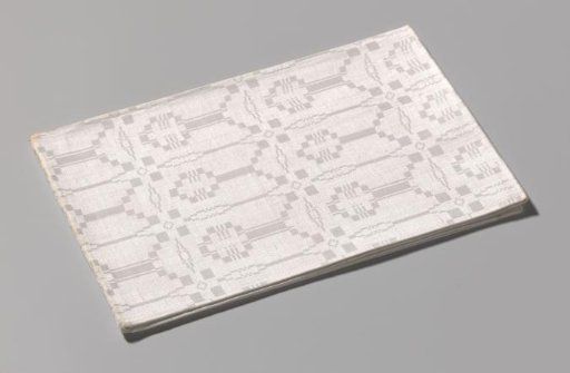 Linen napkin with a pattern of skins
