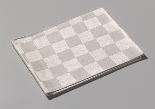 Linen napkin with pelican pattern