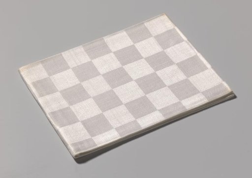 Linen napkin with pelican pattern
