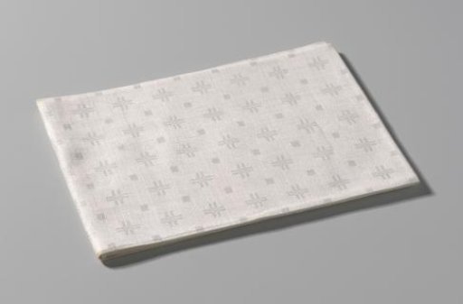 Linen napkin with pelican pattern