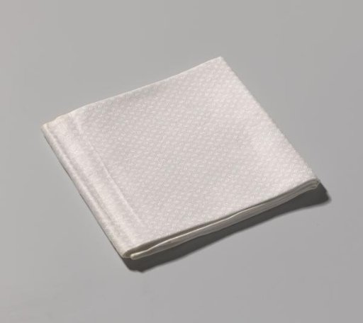 Towel of white linen