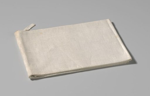 Linen napkin with pelican pattern