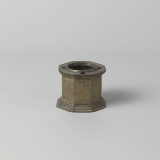 Brass inkwell