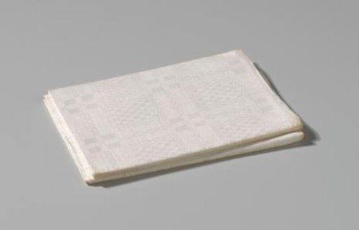Linen napkin with skin pattern