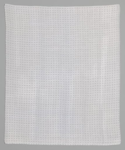 Towel of white linen