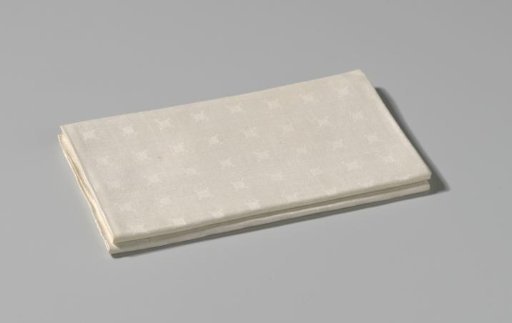 Towel of white linen