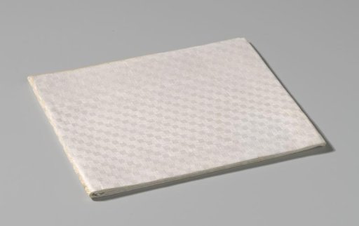 Linen napkin with skin pattern