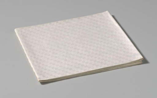 Linen napkin with skin pattern