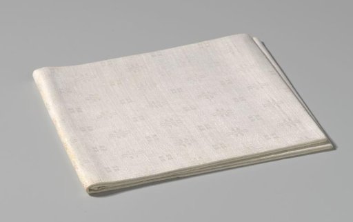 Linen napkin with skin pattern