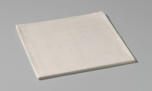 Napkin of linen with a peel pattern