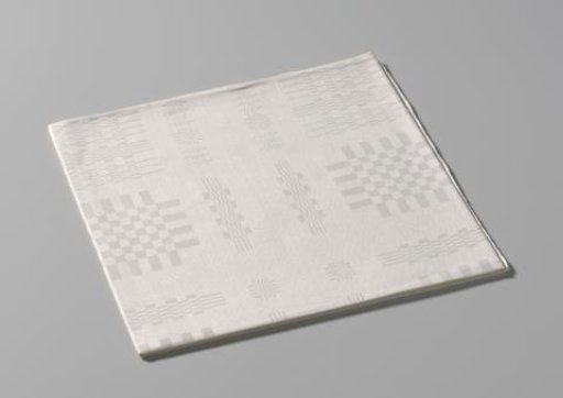 Linen napkin with pelican pattern