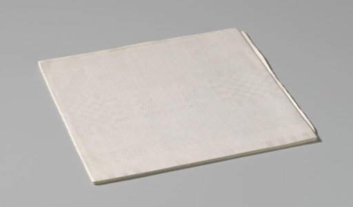 Linen napkin with pelican pattern
