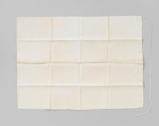 Drapery of white linen
