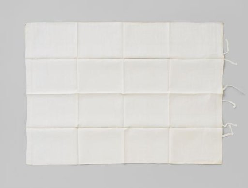 Pattern of white linen