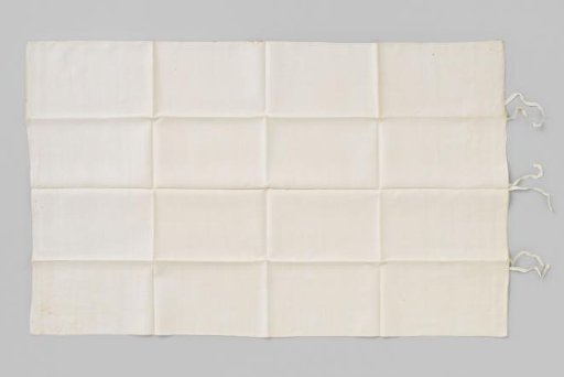 White linen pillowcase, marked IIS 11, 1732