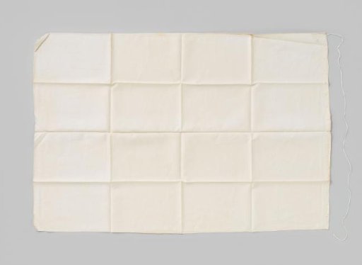 Napkin of white linen