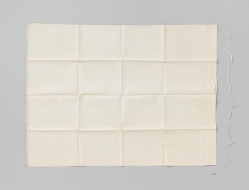 Linen Pillowcase with a Strip of Lace