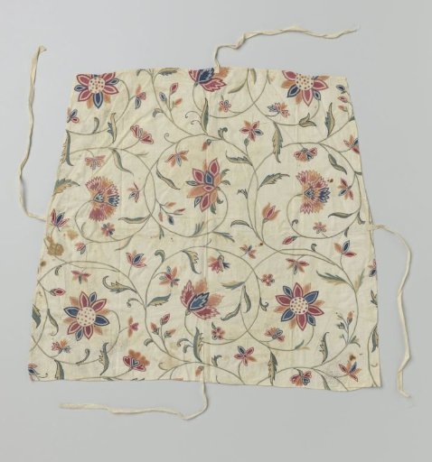 Fragment of an Eastern textile bedspread with embroidery