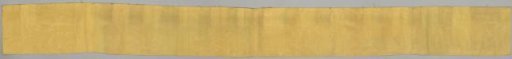 Fragment of a Bed Suite of Yellow Watered Wool with Green Passementerie and Hanging Tassels