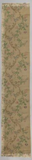 Canvas with decoration of branches, leaves, flowers and fruit