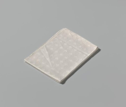 Napkin of white linen