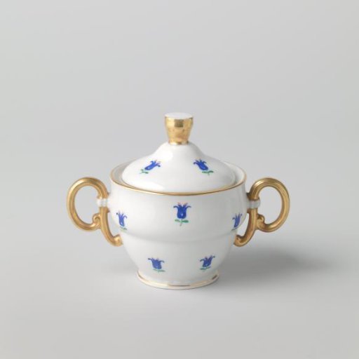Sugar Bowl with Flowers