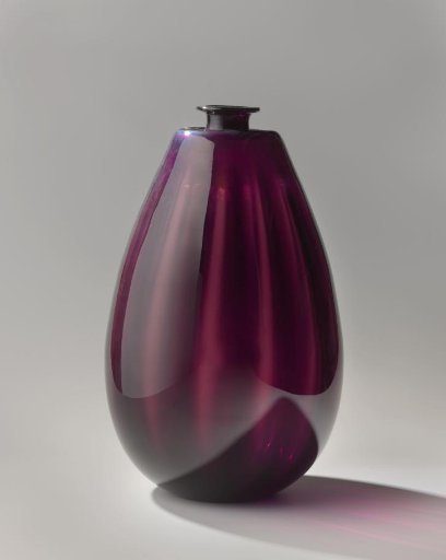Vase of purple glass