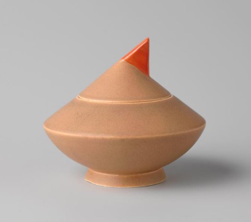 Lid of a sugar pot, part of a tea service