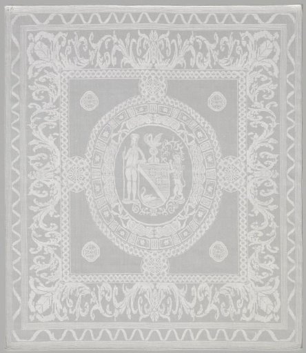 Napkin with the coat of arms of Quack