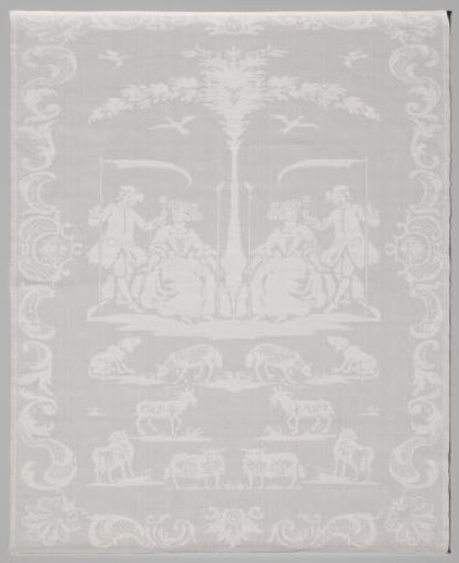 Napkin with idyllic shepherd scene