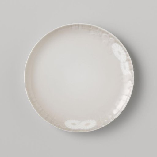 Plate, belonging to a service with dragonflies, butterflies and other insects