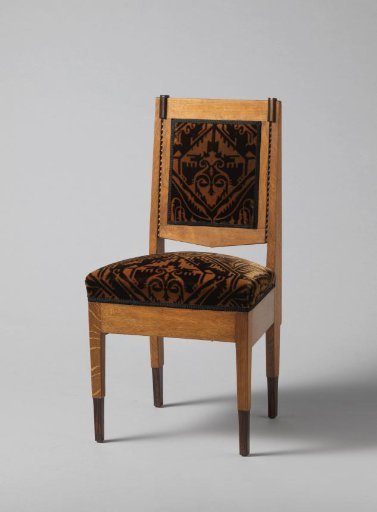 Chair Upholstered in Light Brown Trip