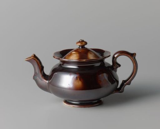 Lid, brown with light spots